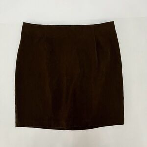 Vintage Suzy Shier - brown mini skirt - size small
